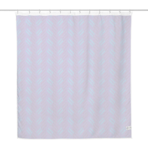 Blue Blaze Shower Curtain
