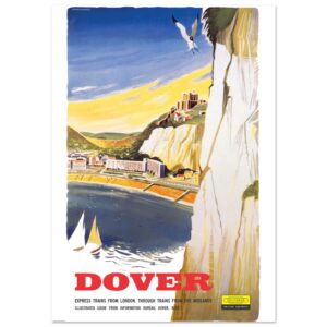 Dover 1958 Fine Art Poster A3 (29.7 x 42  cm)